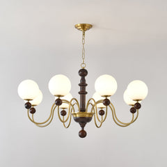 Vintage Curved Sphere Pendant light Chandelier