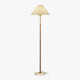 Vintage Pleated Accent Lamp Floor Lamp