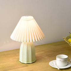 Vintage Pleated Desk lamp Table Lamp