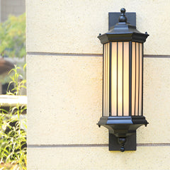 Retro Creative Outdoor Waterproof Black Modern Exterior Wall Lights