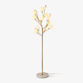 Porcelain Magnolia Accent Lamp Floor Lamp