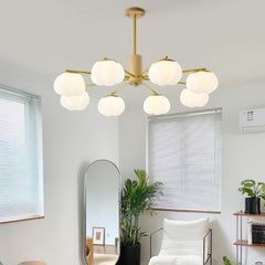 Wooden Cotton Balls Pendant light Chandelier