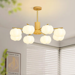 Wooden Cotton Balls Pendant light Chandelier