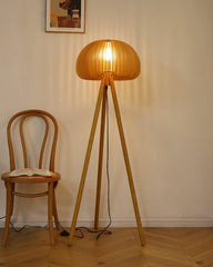 Wooden Pumpkin Floor-mounted Lamp Floor Lamp