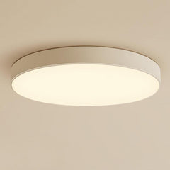 16'' Round Dimmable Modern Flush Mount Lighting with Remote