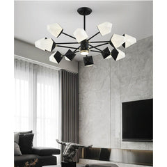 Geometrical Pendant Light Metal Acrylic Nordic Living Roon Ceiling Light