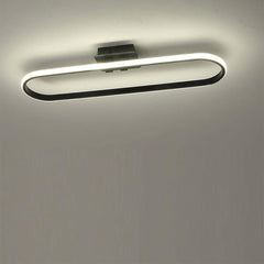 Rounded Rectangle Dimmable LED Contemporary Ceiling Light Flush Mount Lighting