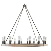 16 Light 48" Wide Ring Chandelier