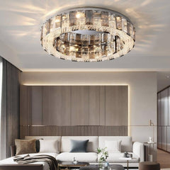Lancia Crystal Ceiling Light Fixture
