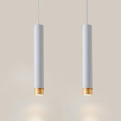 Elongated LED Industrial Linear Pendant Light Metal Island Hanging Lighting