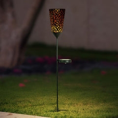 Creative Vintage Solar Outdoor Post Lights LED Garden Lights Pole Lamp Patio Lights