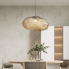 Distressed Metal Smoked Glass Pendant Light Globe Pendant Lighting