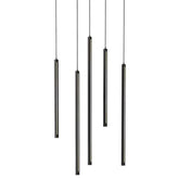 47" Wide 5 Light LED Linear Pendant