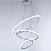 3-Ring Modern Mid Century Chandelier