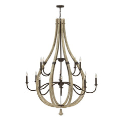 12 Light 2 Tier Chandelier from the Middlefield Collection