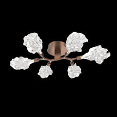 Blossom 6 Light 32" Wide LED Semi-Flush Ceiling Fixture - 3000K