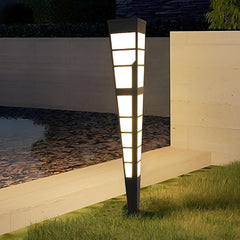 LED Outdoor Post Lights Garden Lights Outside Lights Geometric Shaped Patio Lights