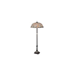 3 Light 62" Tall Tiffany Floor Lamp