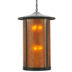24" W Fulton Plain Lantern Pendant