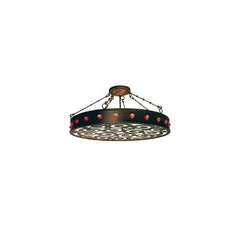Jules 16 Light 42" Wide Semi-Flush Drum Ceiling Fixture