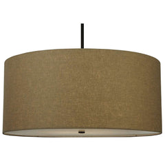 36" W Cilindro Fabric Pendant