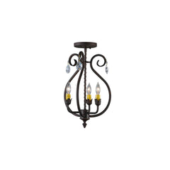 Antonia 3 Light 12" Wide Semi-flush Ceiling Fixture
