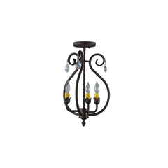 Antonia 3 Light 12" Wide Semi-flush Ceiling Fixture
