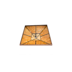 Zephyrine 22 Light 11" Wide Semi-Flush Ceiling Fixture