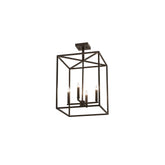 4 Light 23" Wide Taper Candle Pendant