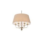 6 Light 38" Wide Taper Candle Pendant
