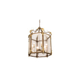 6 Light 34" Wide Taper Candle Pendant