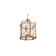 6-lichts 86 cm breed hanglamp met taps toelopende kaarsen