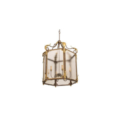 6-lichts 86 cm breed hanglamp met taps toelopende kaarsen