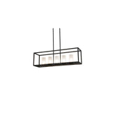 5 Light 48" Wide Pillar Candle Linear Pendant