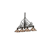 4 Light 60" Wide Linear Pendant