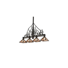 4 Light 60" Wide Linear Pendant