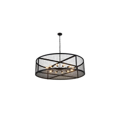 12 Light 60" Wide Cage Pendant