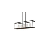 5 Light 48" Wide Taper Candle Linear Pendant