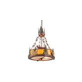 3 Light 16" Wide Pendant