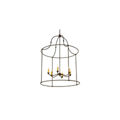 6 Light 42" Wide Taper Candle Pendant
