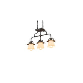 3 Light 24" Wide Linear Pendant