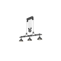 3 Light 67" Wide Linear Pendant