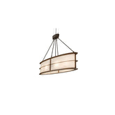 6-lichts lineaire pendelarmatuur van 122 cm breed