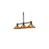 3 Light 45" Wide Linear Pendant