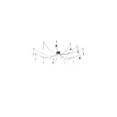 12 Light 120" Wide Suspension Multi Light Pendant