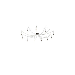 12 Light 120" Wide Suspension Multi Light Pendant