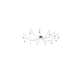 12 Light 120" Wide Suspension Multi Light Pendant