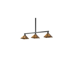 3 Light 62" Wide Linear Pendant