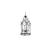 6 Light 24" Wide Taper Candle Pendant