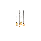 4 Light 21" Wide Multi Light Pendant